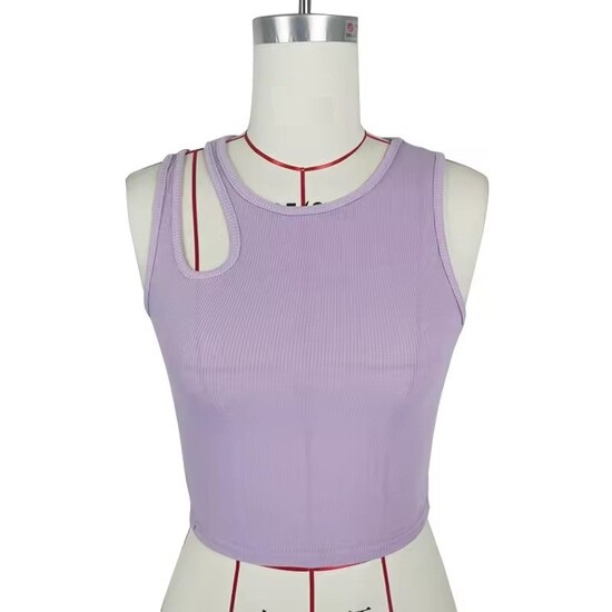 Summer Solid Color Tailored Tank Top For Women