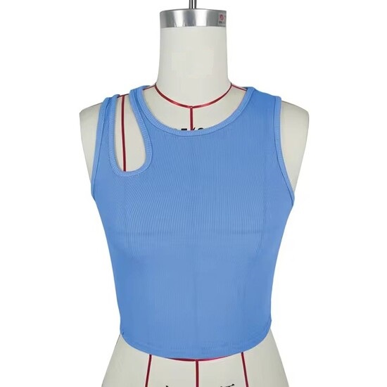 Summer Solid Color Tailored Tank Top For Women