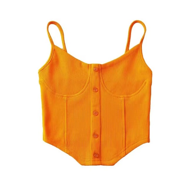 Womens Solid Color Camisole Tank Top
