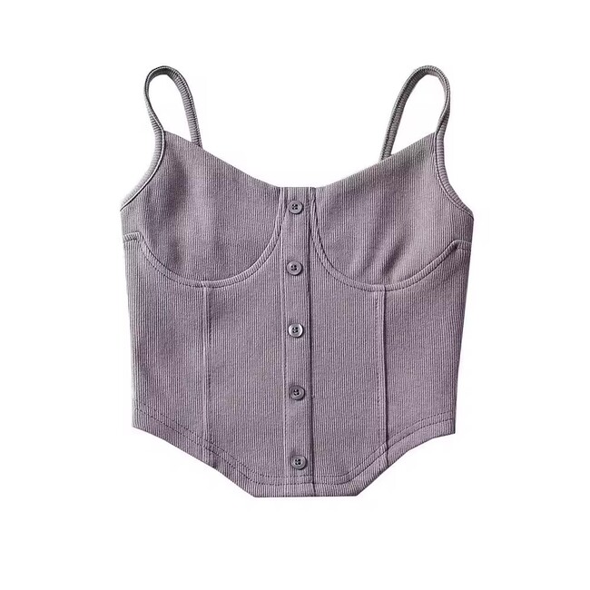 Womens Solid Color Camisole Tank Top
