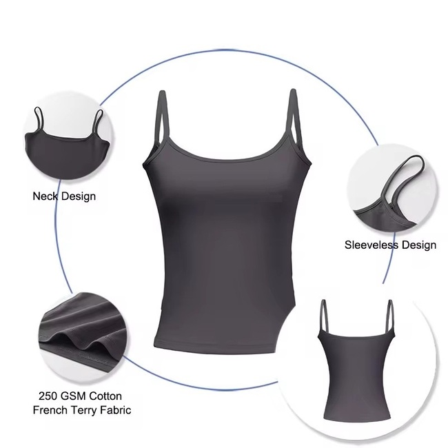 Womens Simple Camisole Vest