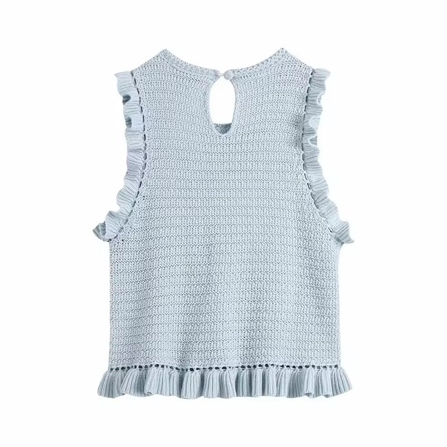 Womens Hollow Handmade Vest