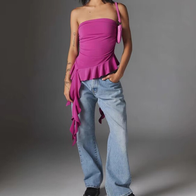 Womens Irregular Hem Tops