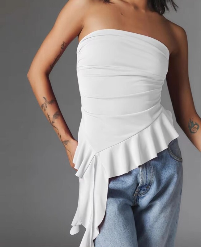 Womens Irregular Hem Tops