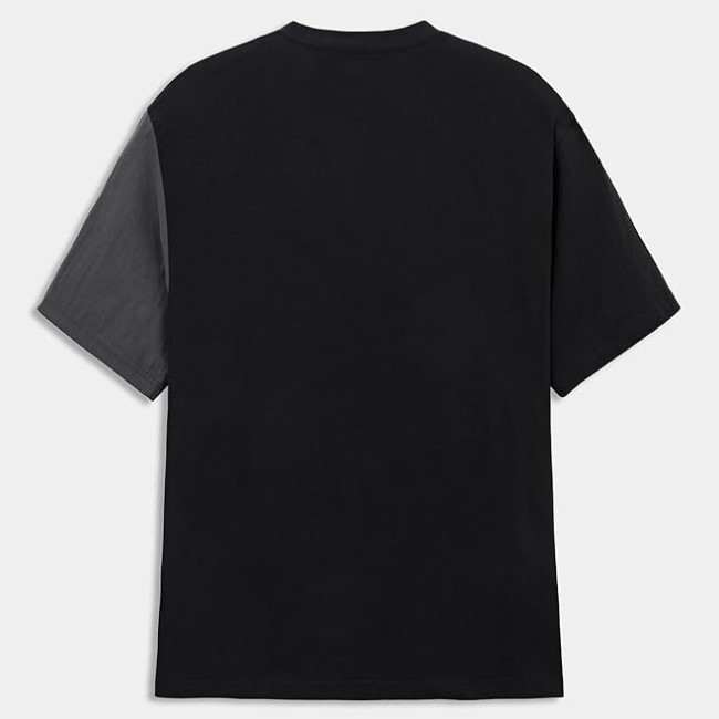 Mens Short Sleeve T Shirt Color Block Tee Cotton Crewneck Summer Tops