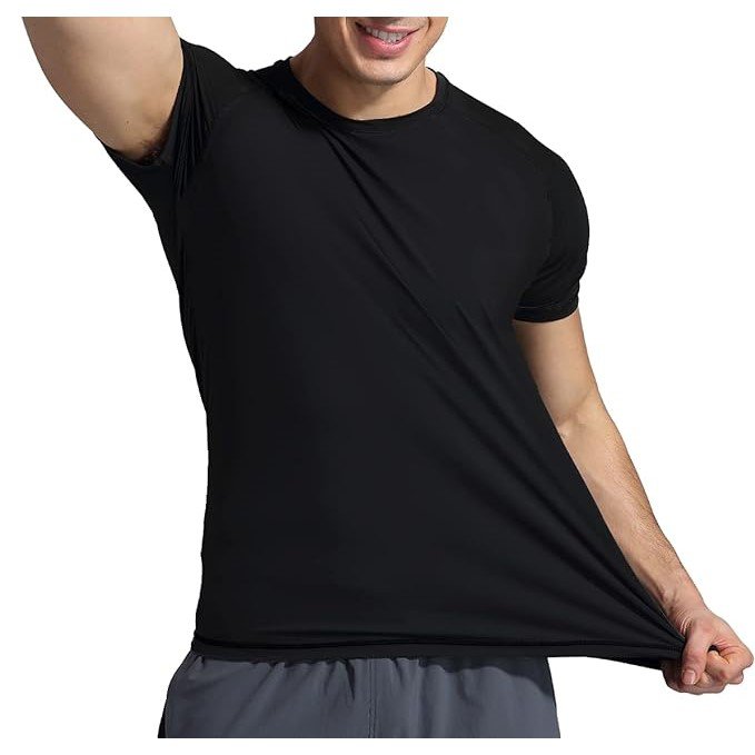 Men Swim Shirts Rash Guard T Shirts Quick Dry Water Surfing Shirt