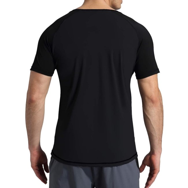 Men Swim Shirts Rash Guard T Shirts Quick Dry Water Surfing Shirt