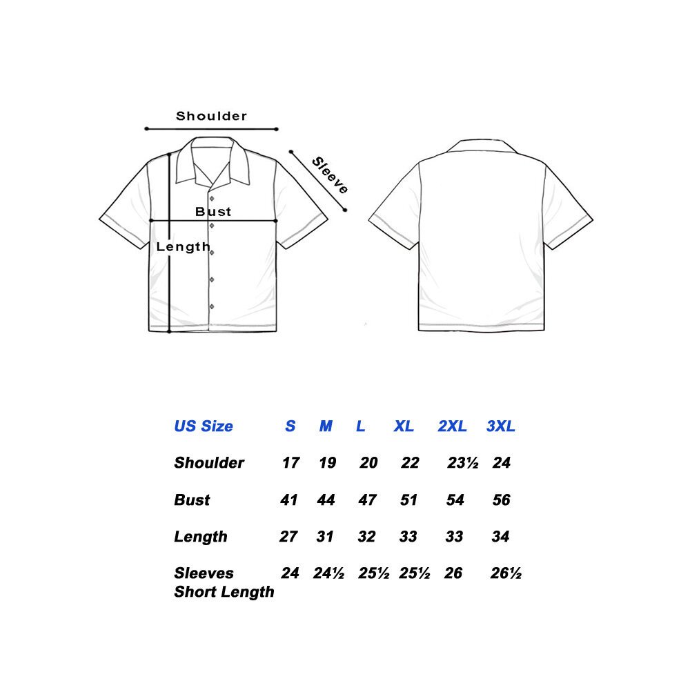 Men Button Down Shirts Regular Fit Short Sleeve Print Shirt