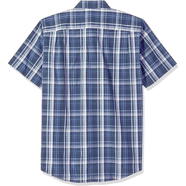 Essentials Men Regular Fit Short Sleeve Poplin Shirt
