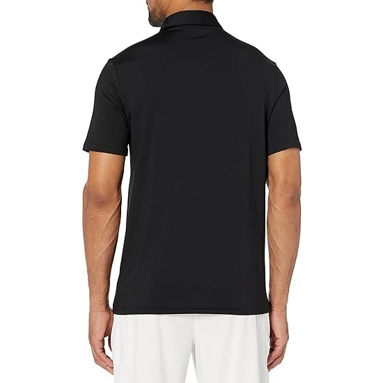 Regular Fit Button Closure Cotton Pique Men Polo Shirt